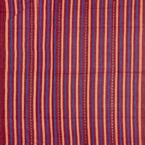 Chestnut Pink Orissa Plain Cotton Saree With Temple Border