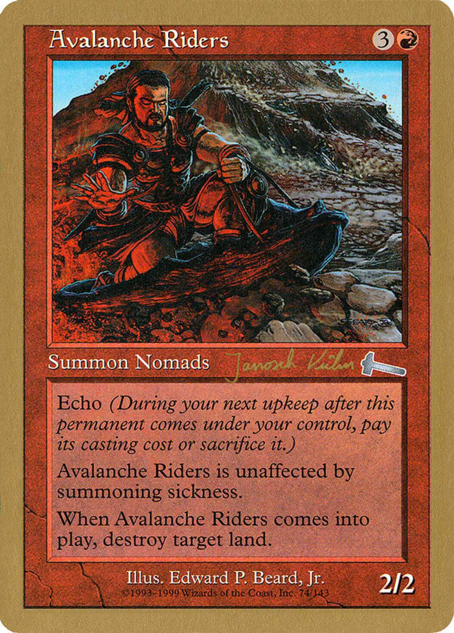 Avalanche Riders [jk74] [World Championship Decks 2000] [Non-Foil]