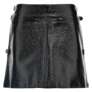 Courreges Mini Multi Sangle Vinyl Skirt
