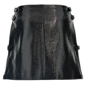 Courreges Mini Multi Sangle Vinyl Skirt