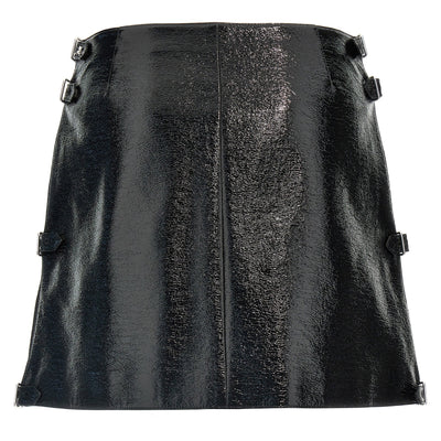 Courreges Mini Multi Sangle Vinyl Skirt
