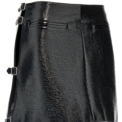 Courreges Mini Multi Sangle Vinyl Skirt