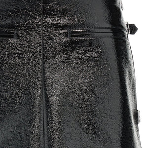 Courreges Mini Multi Sangle Vinyl Skirt