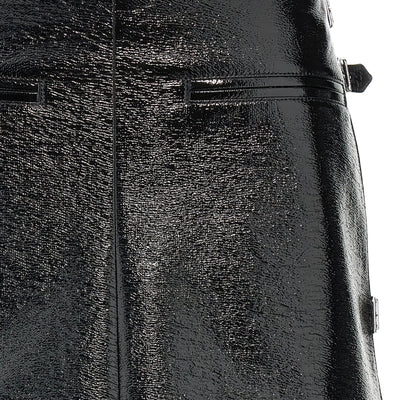 Courreges Mini Multi Sangle Vinyl Skirt
