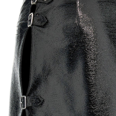 Courreges Mini Multi Sangle Vinyl Skirt