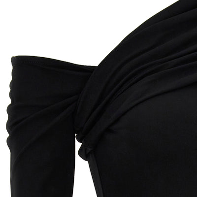 Courreges Twist Crepe Mini Dress