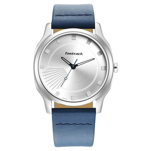 Stunners Men Blue Leather