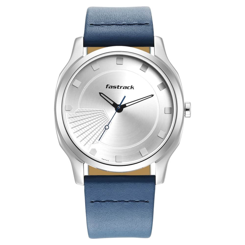 Stunners Men Blue Leather
