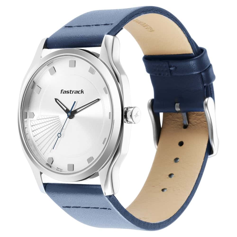 Stunners Men Blue Leather