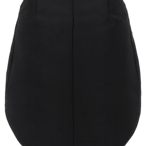 Courreges Circle Satin Skirt