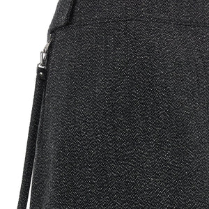 Courreges Zipped Caviar Mini Skirt