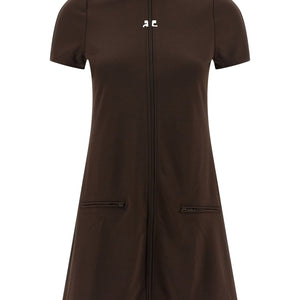 Courreges Interlock Tracksuit Mini Dress