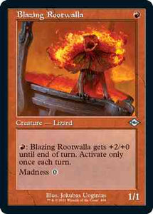 Blazing Rootwalla [404] [Retro Frame] [Modern Horizons 2] [Etched Foil]