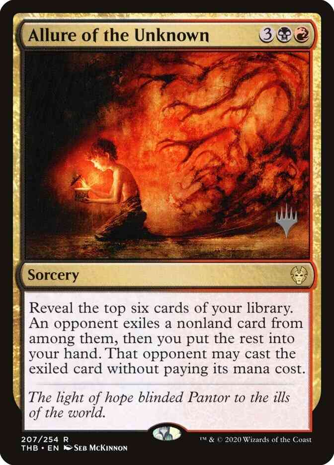 Allure of the Unknown [207p] [Promo Pack] [Theros Beyond Death Promos] [Non-Foil]
