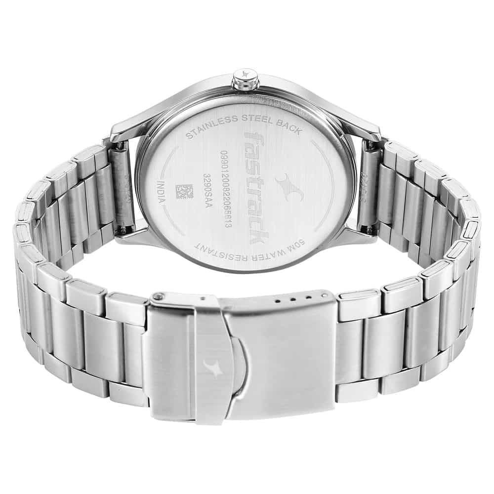 Stunners 5.0 Men Silver Stainless Steel
