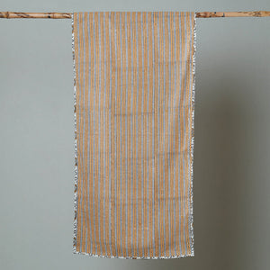 Brown - Sanganeri Block Printed Cotton Stole 39