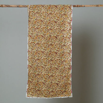 Brown - Sanganeri Block Printed Cotton Stole 06