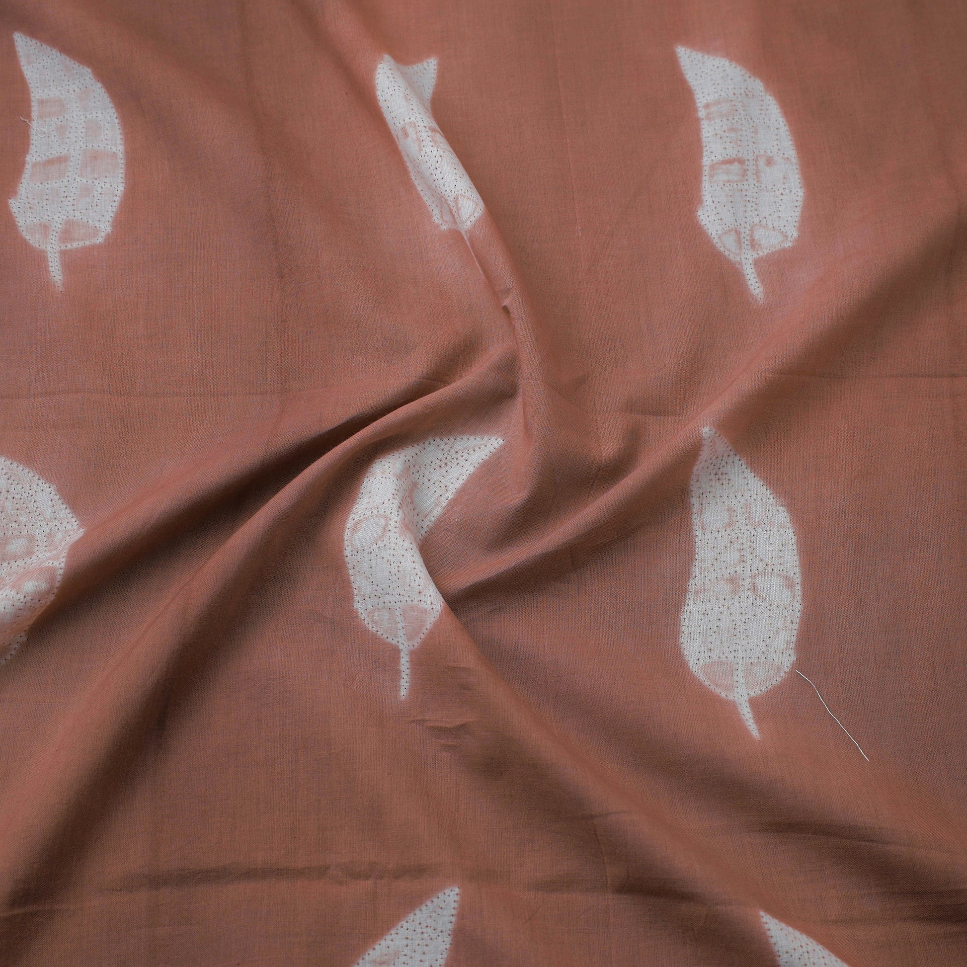 Brown - Nui Shibori Tie-Dye Cotton Fabric