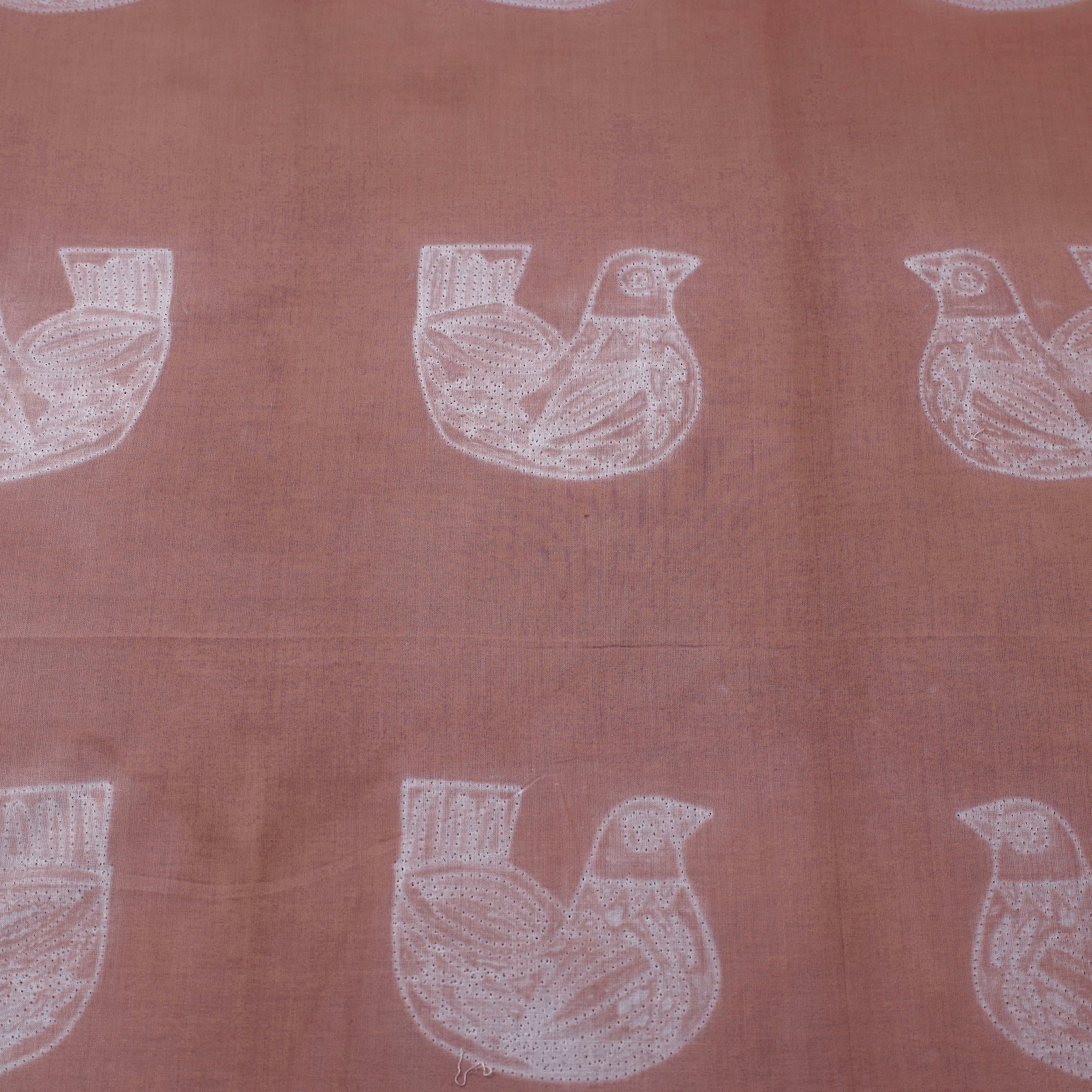 Brown - Nui Shibori Tie-Dye Cotton Fabric