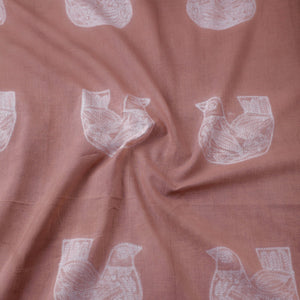 Brown - Nui Shibori Tie-Dye Cotton Fabric