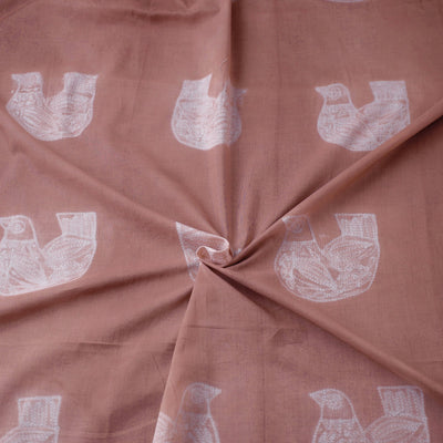 Brown - Nui Shibori Tie-Dye Cotton Fabric