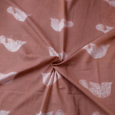 Brown - Nui Shibori Tie-Dye Cotton Fabric