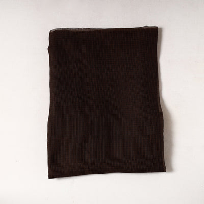 Brown - Kota Doria Weave Plain Cotton Precut Fabric (1.5 meter) 18