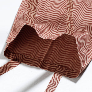Brown - Pedana Kalamkari Block Printed Cotton Shopping Bag