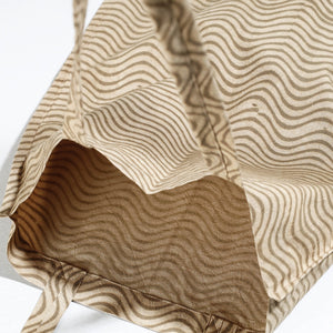 Beige - Pedana Kalamkari Block Printed Cotton Shopping Bag