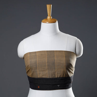 Brown - Rangoli Jamdani Cotton Blouse Piece