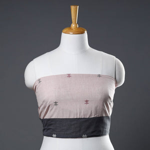 Beige - Rangoli Jamdani Cotton Blouse Piece