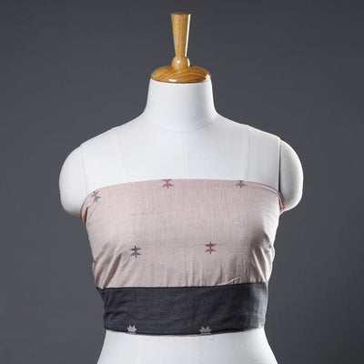 Beige - Rangoli Jamdani Cotton Blouse Piece