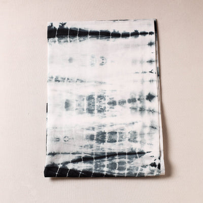 Black - Shibori Tie & Dye Cotton Precut Fabric (1 meter)