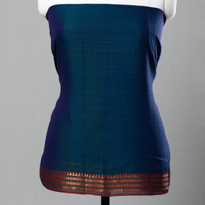 Blue - 3pc Traditional Cotton Dharwad Dress Material 03