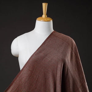 Brown - Jhiri Pure Handloom Cotton Fabric