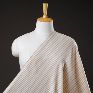 Beige - Jhiri Pure Handloom Cotton Fabric