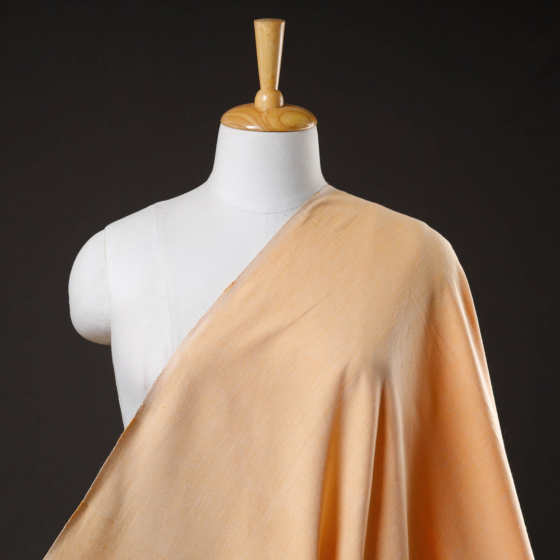 Beige - Jhiri Pure Handloom Cotton Fabric 88