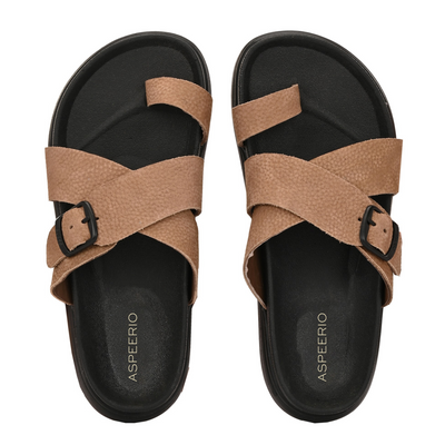 Comet Leather Slippers by Aspeerio