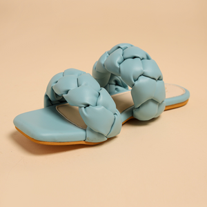 Blue Heron Braided Flats