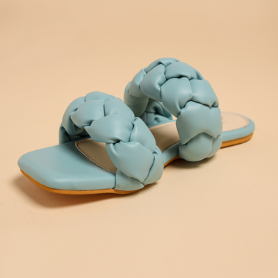 Blue Heron Braided Flats