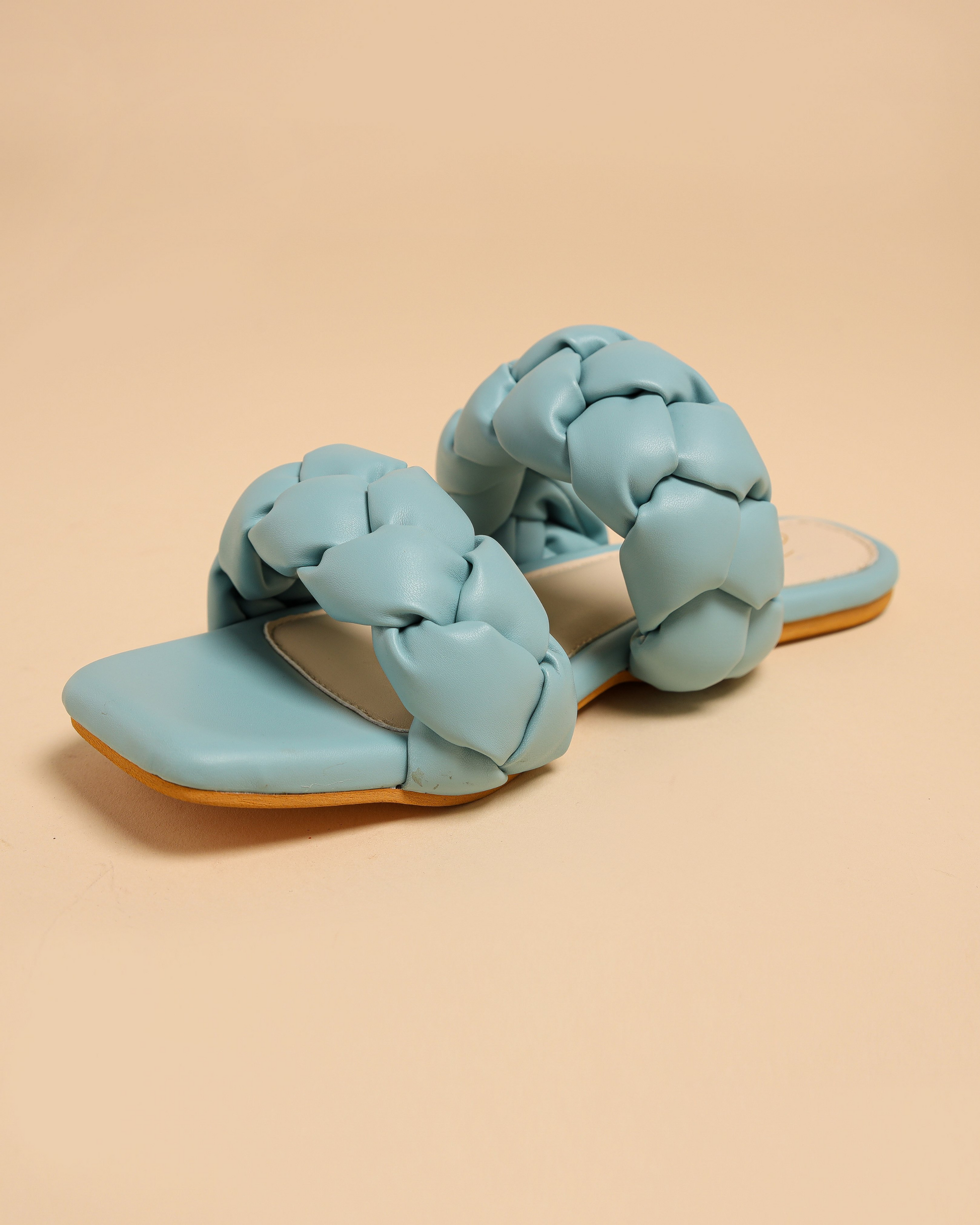 Blue Heron Braided Flats