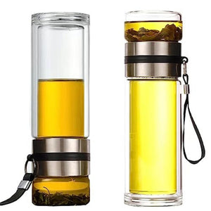 Upyoga Sense - Double-Wall Glass Tea Infuser-New