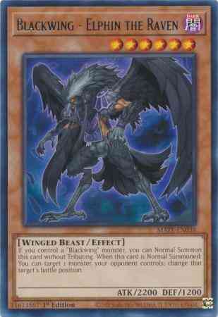 Blackwing - Elphin the Raven - MAZE-EN038 - Rare - 1st Edition