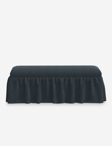 Navy Linen Weave