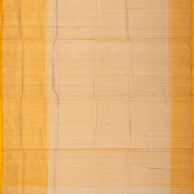 Sandal Handloom Plain Uppada Silk Saree With Border