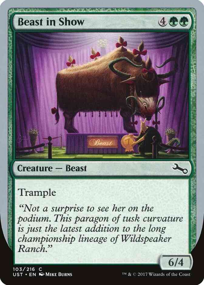 Beast in Show [103d] [d] [Unstable] [Non-Foil]