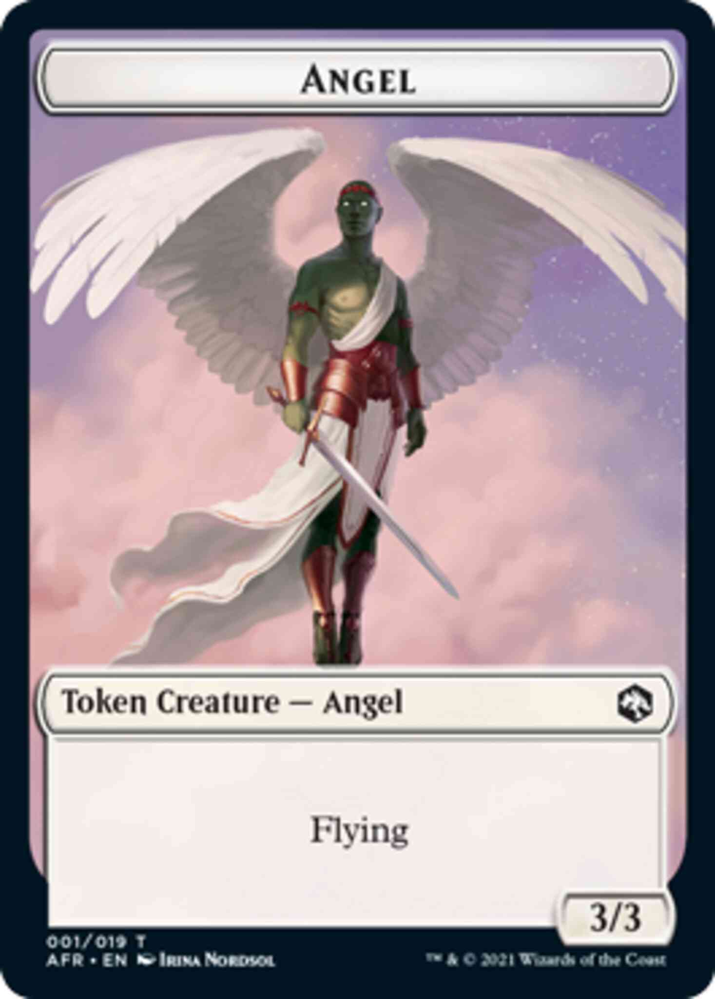 Angel Token [01] [Adventures in the Forgotten Realms: Tokens] [Non-Foil]
