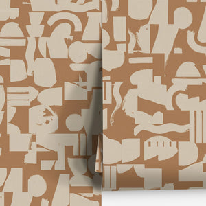 Organic Shapes Wallpaper by Sarah Sherman Samuel