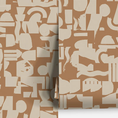 Organic Shapes Wallpaper by Sarah Sherman Samuel
