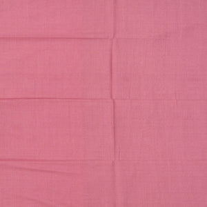 Dusty Pink Handloom Bengal Cotton Saree With Taupe Border